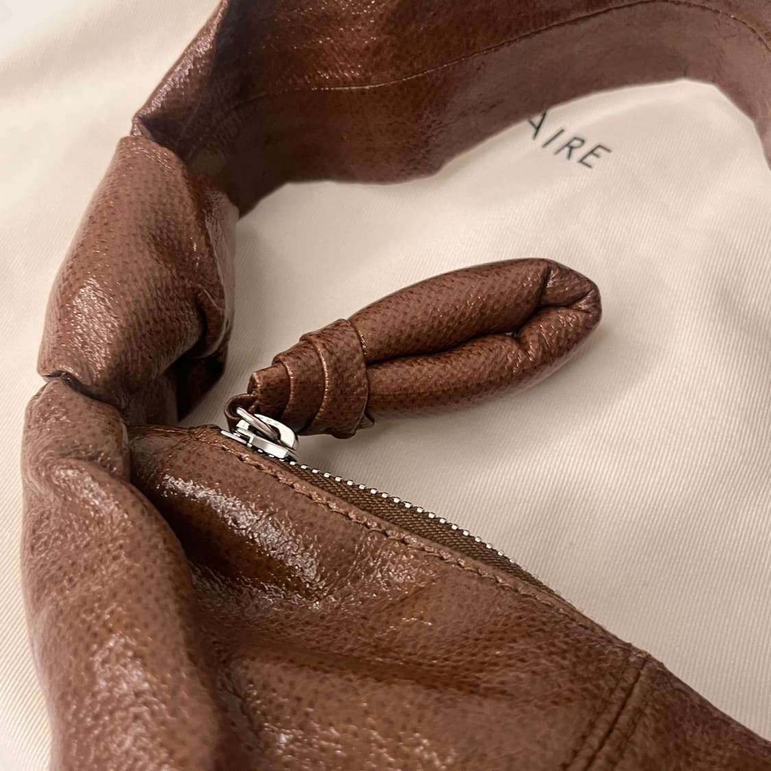 르메르/크로와상 코티드 린넨 브라운/S 상품이미지4