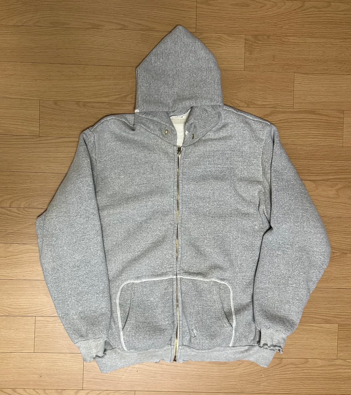 [2] 아프레쎄 24AW 후드집업 그레이 상품이미지1