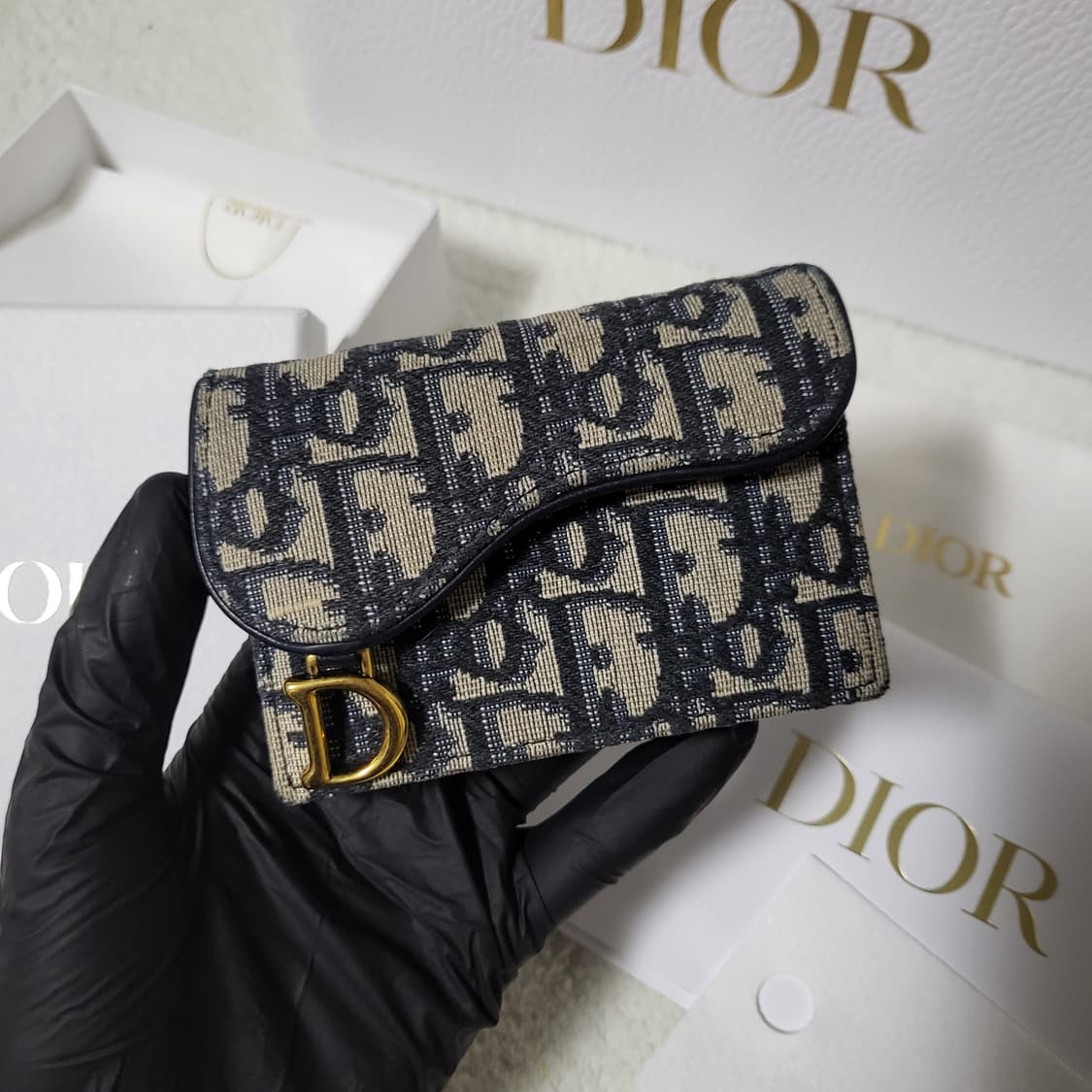 [풀구성] 디올 오블리크 새들 카드지갑 상품이미지2