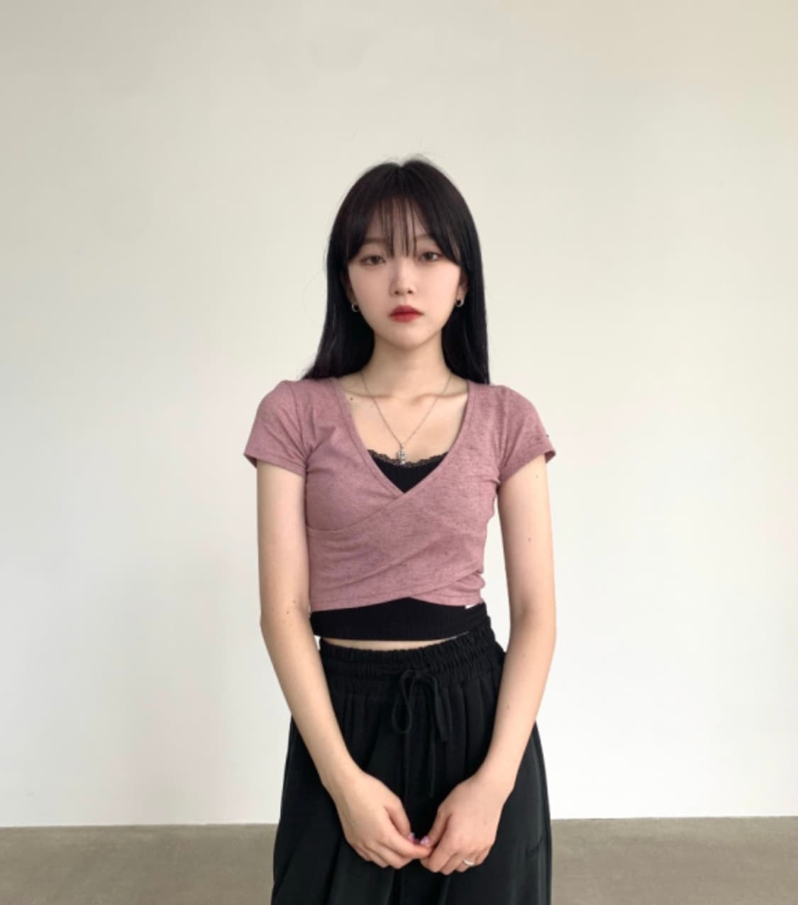 체리퀴리 랩 반팔티 2사이즈  상품이미지4