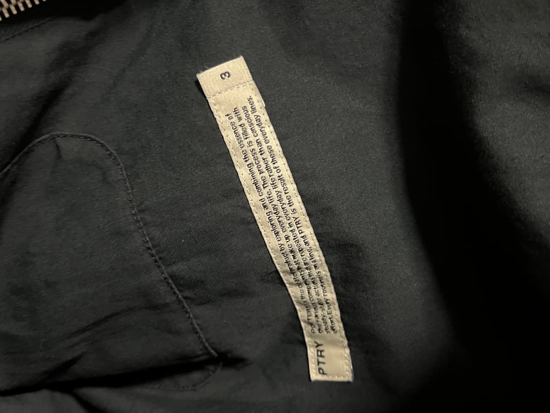 포터리 코튼 린넨 드리즐러 자켓 블랙 3사이즈 상품이미지5