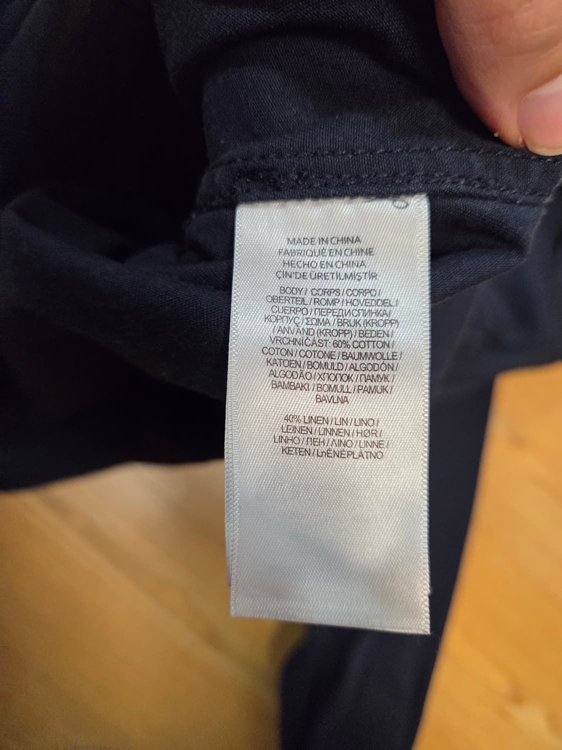 rrl 코튼린넨 네이비 셔츠 XL 상품이미지4