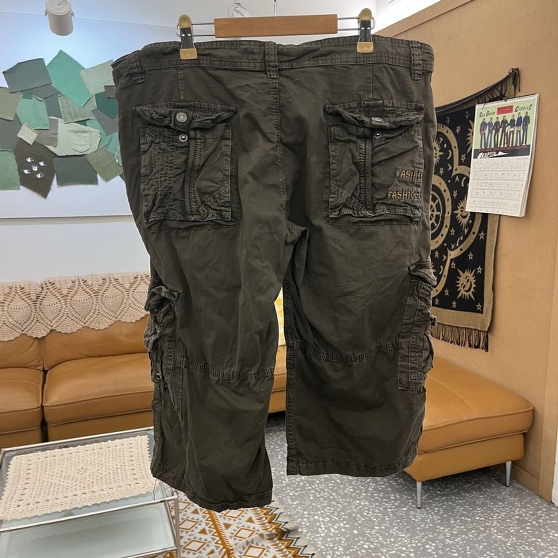 빈티지 재팬 밀리터리 스트릿 헌팅 카고 버뮤다팬츠 34인치 C11044 상품이미지4