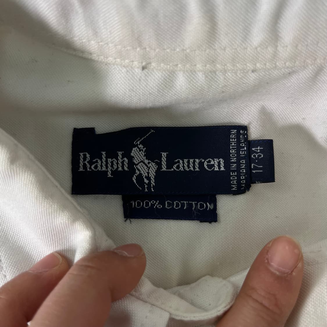 105 폴로랄프로렌 코튼 화이트 셔츠 상품이미지4