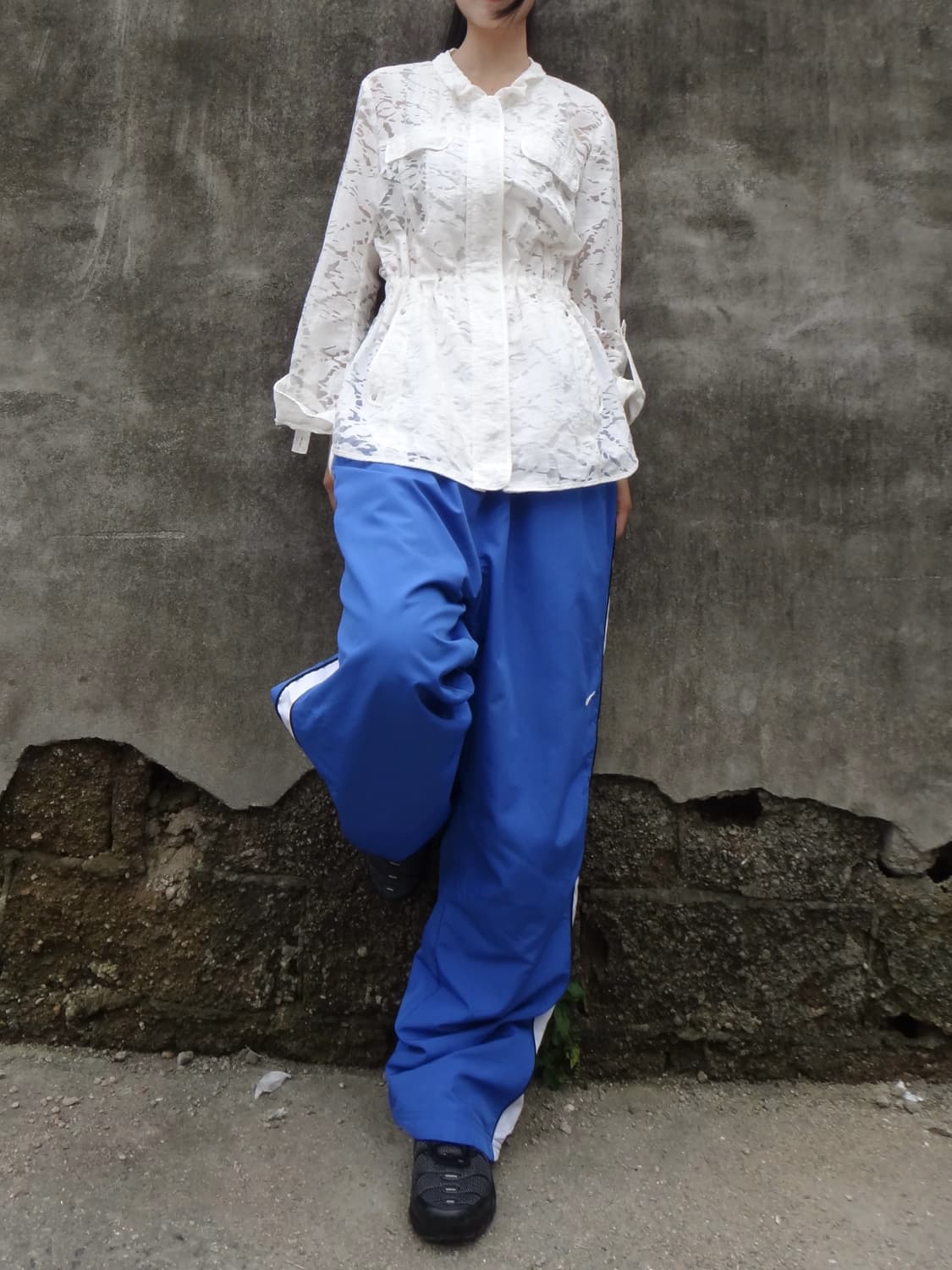 NIKE easy track pants / blue 상품이미지5