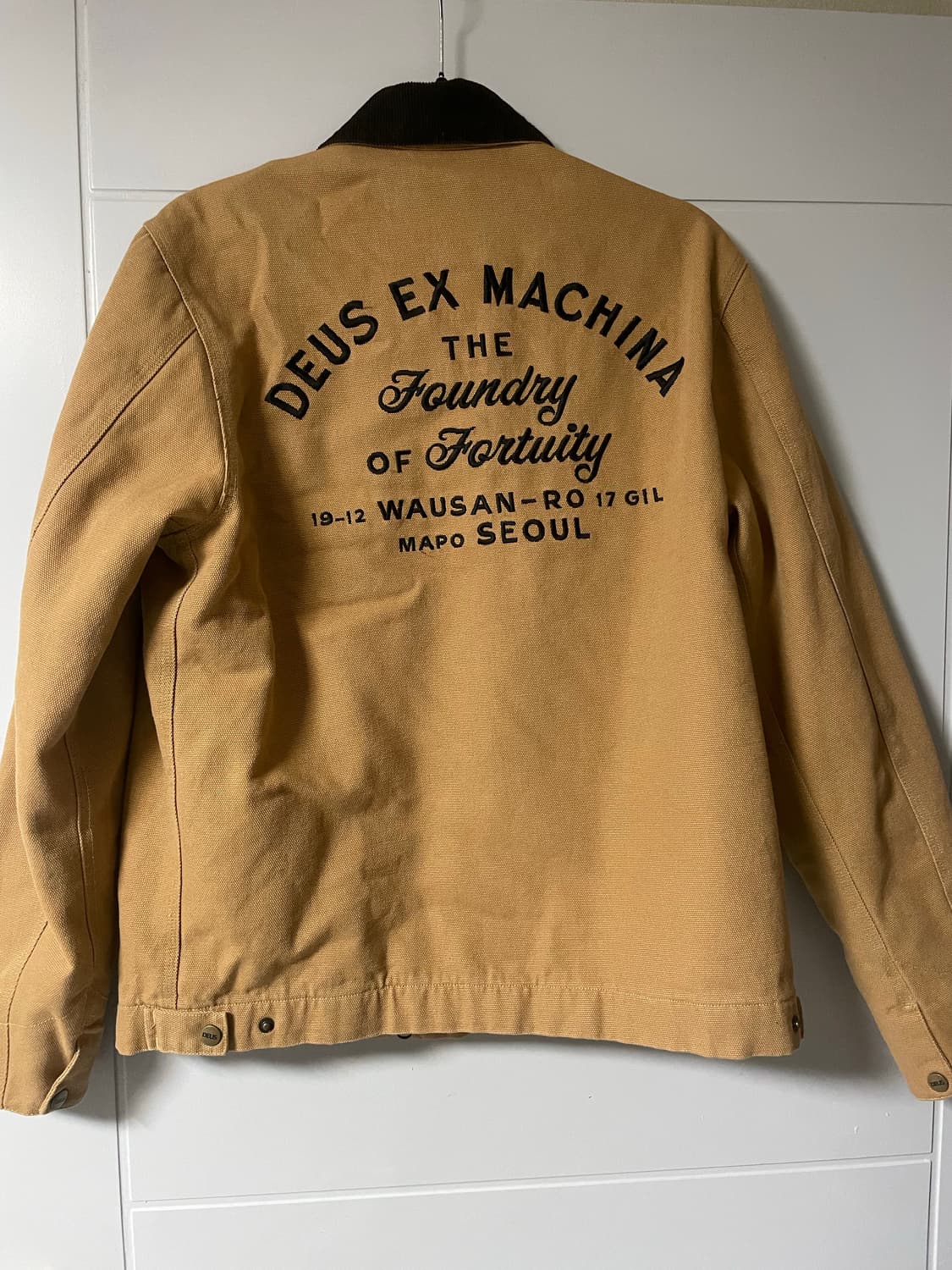 데우스 워크자켓 M 사이즈 거의 새 제품. 상품이미지1