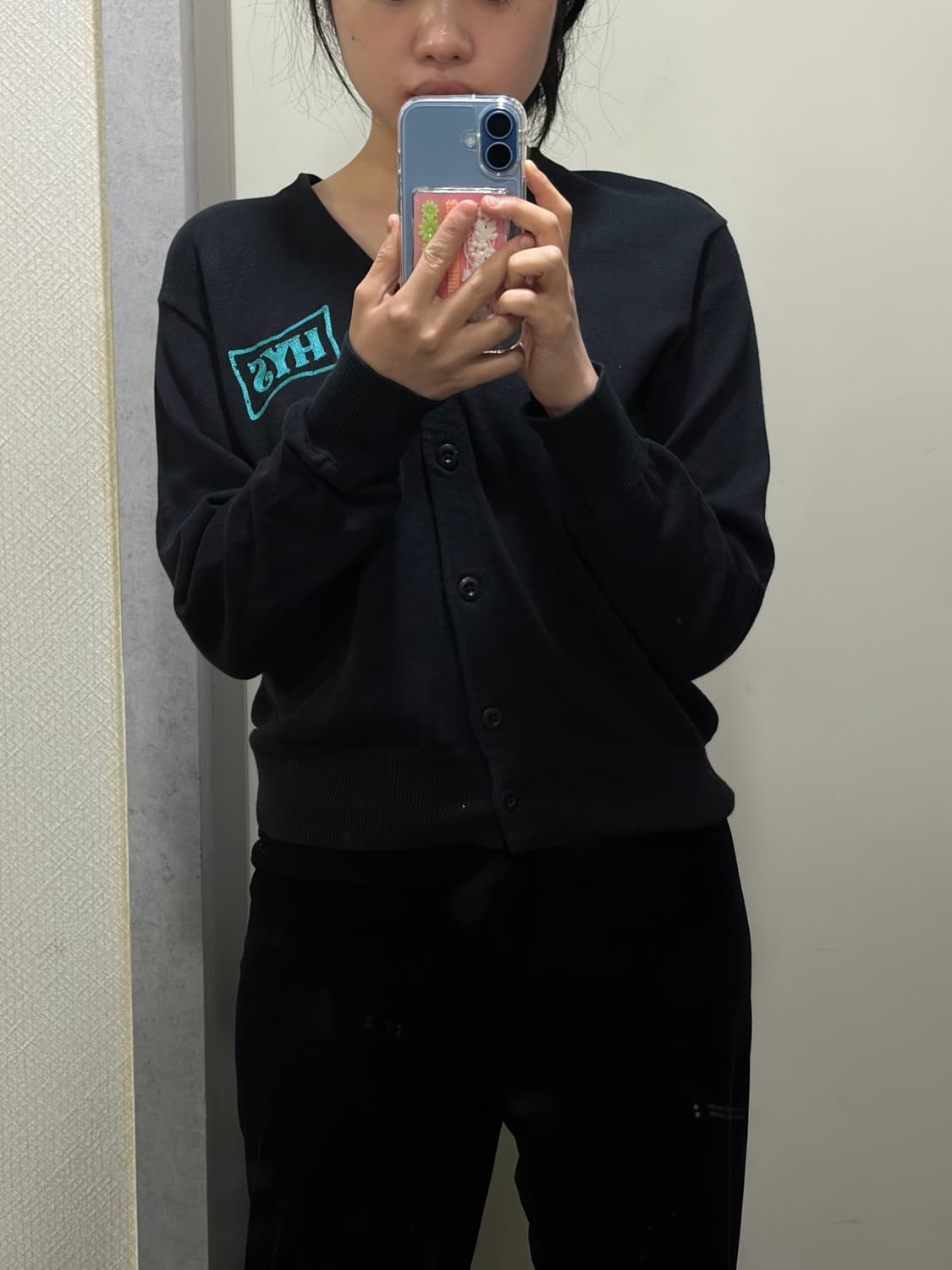 (유일매물)히스테릭글래머 자수 레트로 가디건 상품이미지3