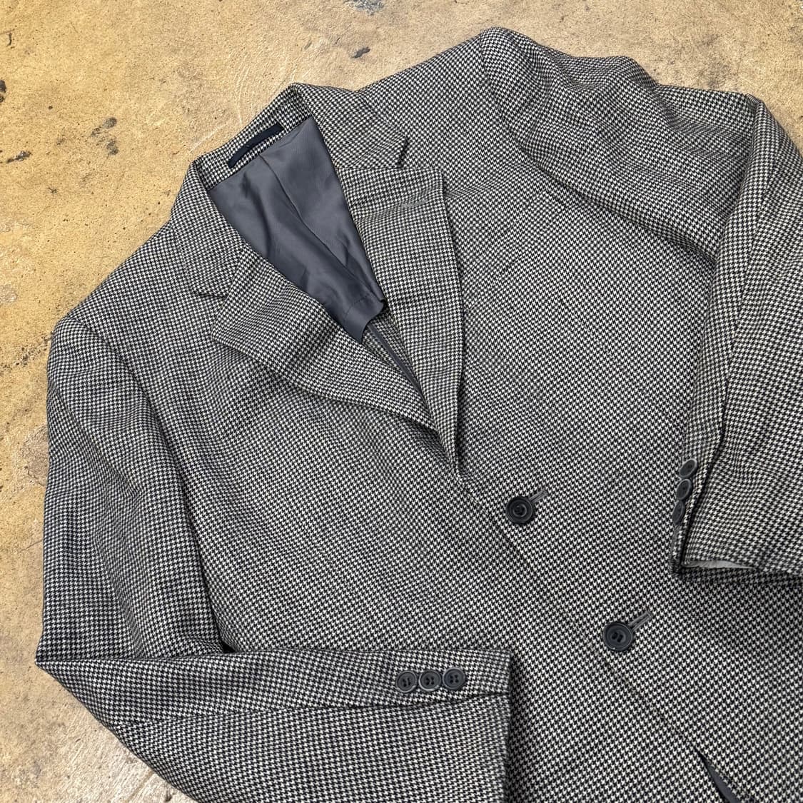 [정품] 버버리 울 글렌체크 블레이저 자켓 b16 상품이미지1