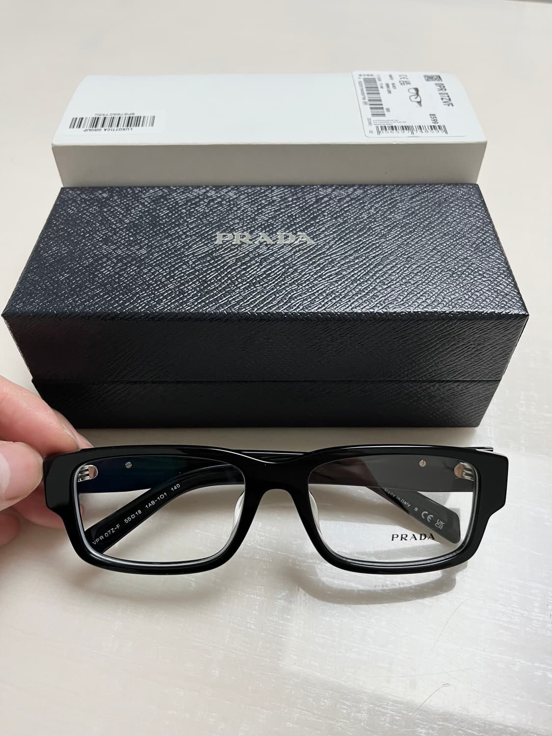 프라다 안경 VPR 07Z-F 블랙 상품이미지2