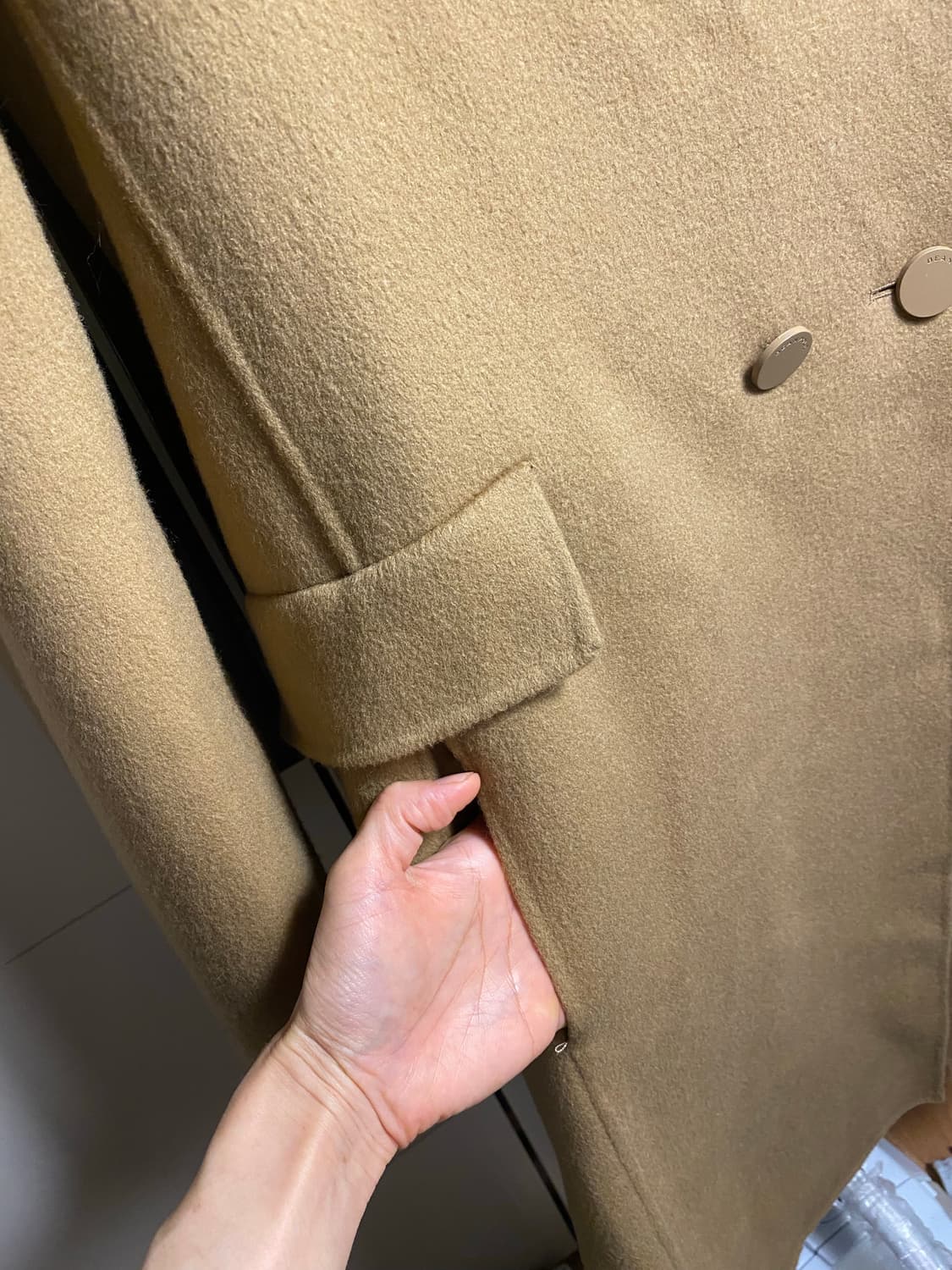 빈폴 핸드메이드 울캐시미어 코트 상품이미지8