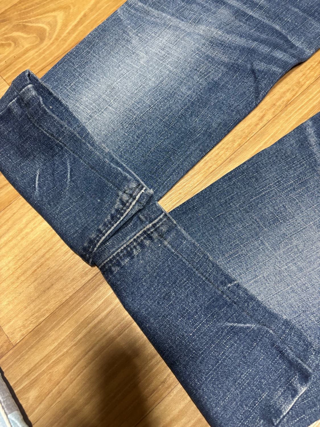 [VINTAGE] 블루 빈티지 워싱 데님 팬츠 상품이미지9