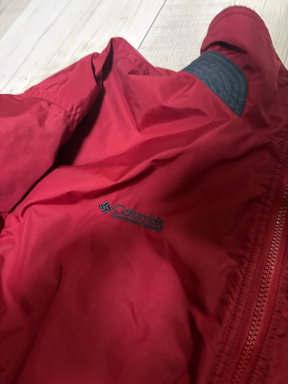 [L] 컬럼비아 남성 후리스 웜업 자켓 버건디 상품이미지5