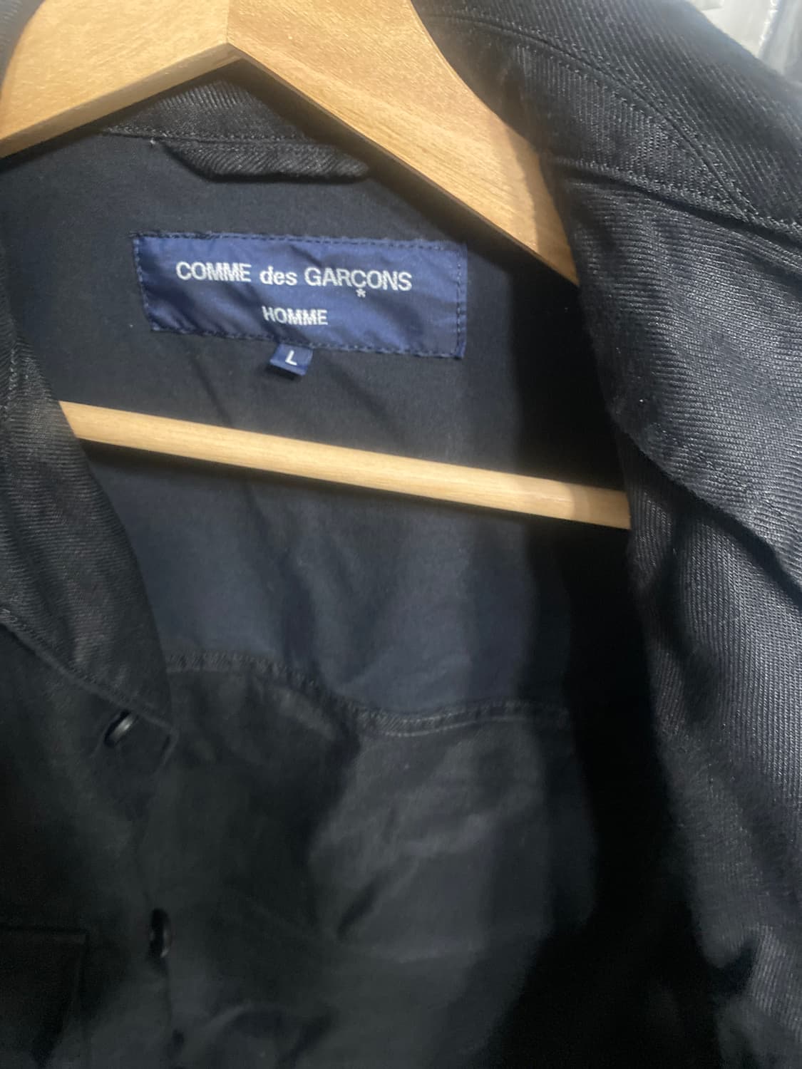 꼼데가르송 옴므 린넨 셔츠자켓 상품이미지3