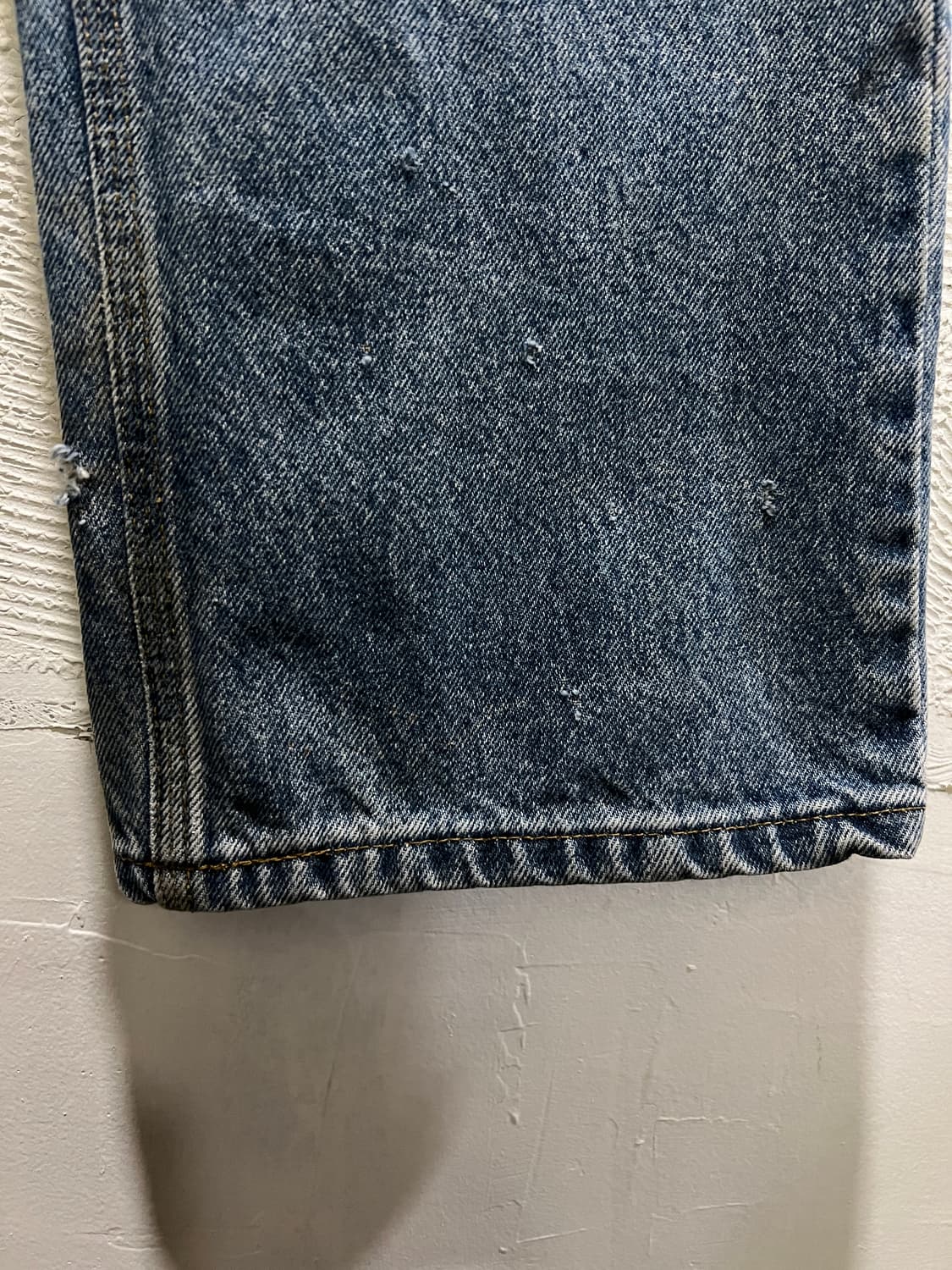 [34]칼하트 USA 빈티지 데미지드 워싱 데님 팬츠 상품이미지7