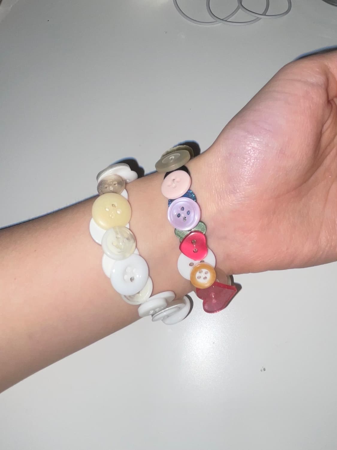 단추 비즈 팔찌 상품이미지2