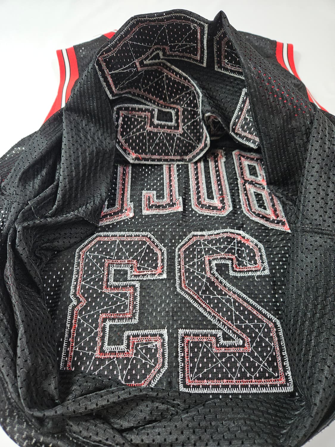 미첼앤네스 마이클조던 시카고 불스 농구 나시 농구 져지 블랙 L 상품이미지6