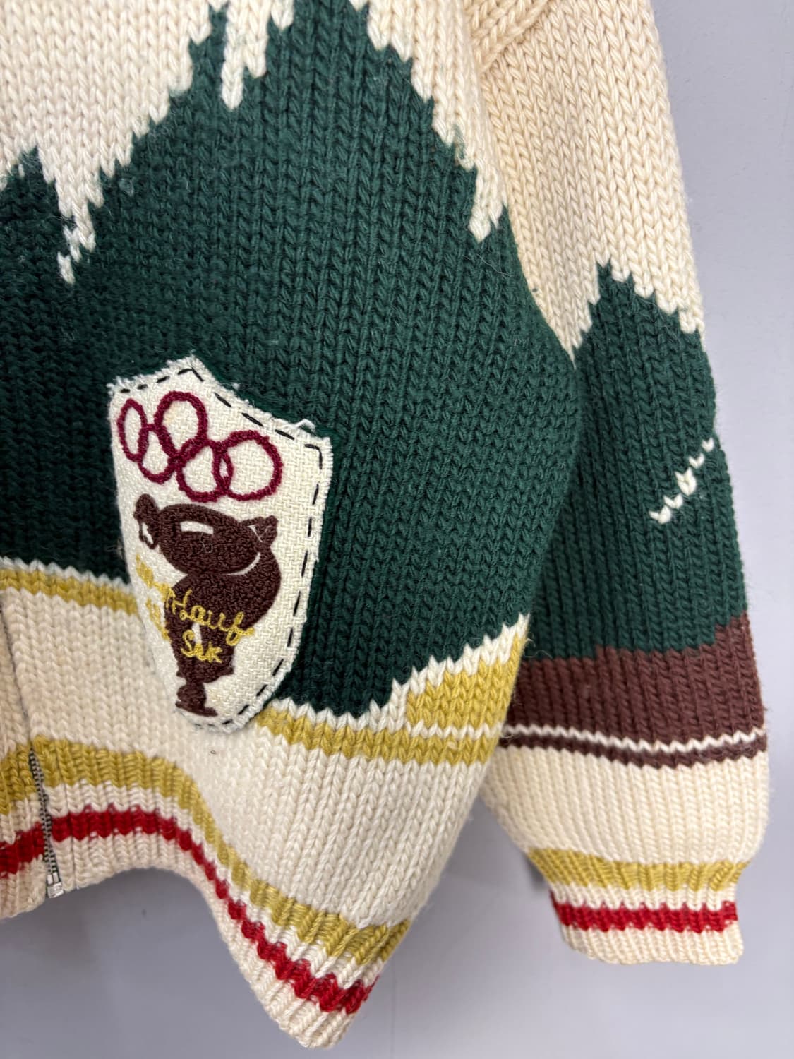 아츠키 오니시 코위찬 니트 집업 자켓 A3367 상품이미지3