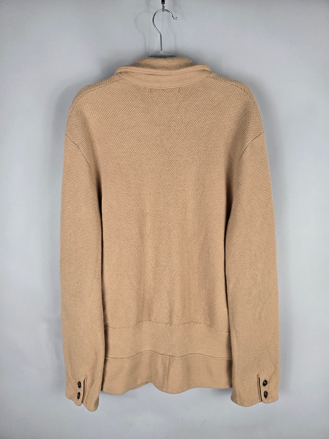 [무료배송]한섬 시스템 옴므 100 울100 숄 카라 니트 가디건 상품이미지7