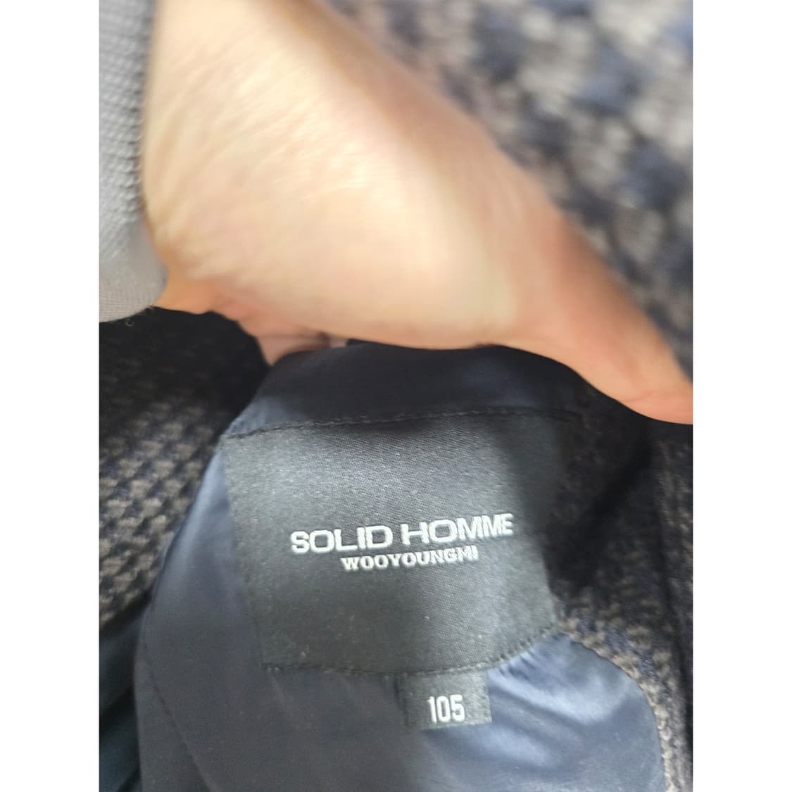 택포// 솔리드옴므 남성 모직 자켓 105 상품이미지2