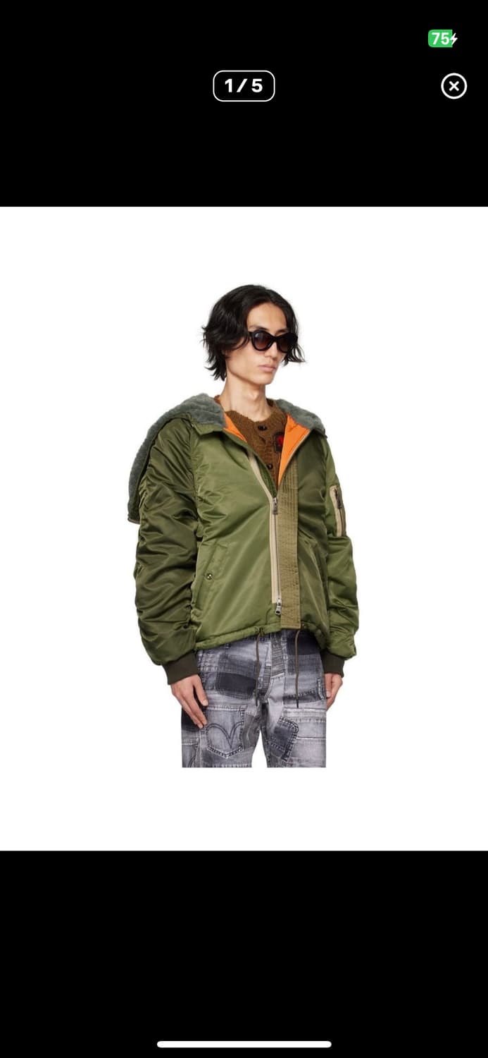 앤더슨벨 n2b 봄버 패딩 L 상품이미지3