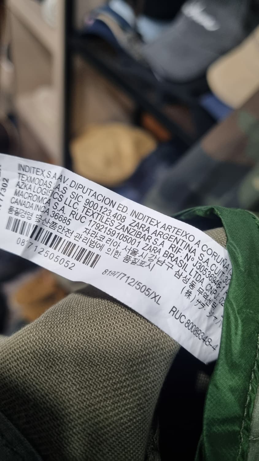 자라 우먼 xL(오버핏) 카모 사파리 3번내외착용 상품이미지4