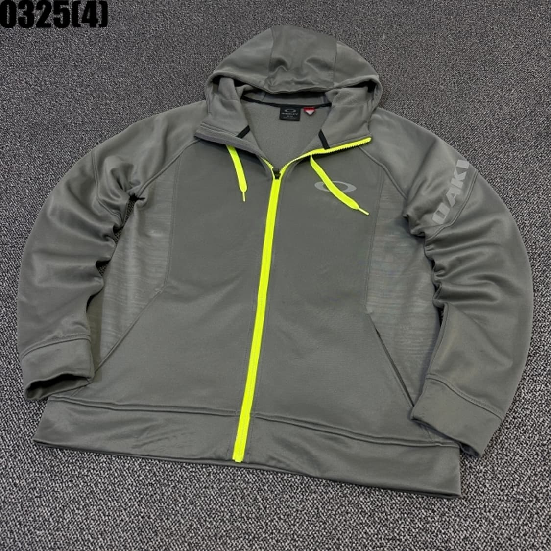 M 오클리 그레이 형광 후드집업 0325(4) 상품이미지1