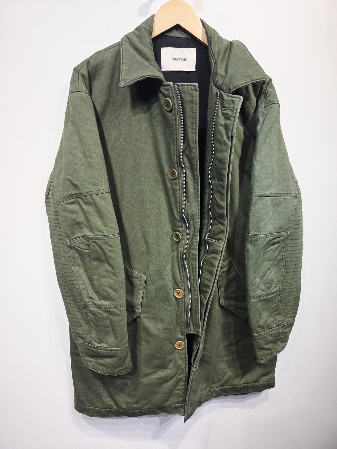 쟈딕앤볼테르 (ZADIG & VOLTAIRE) 밀리터리 야상 패딩 자켓 상품이미지6