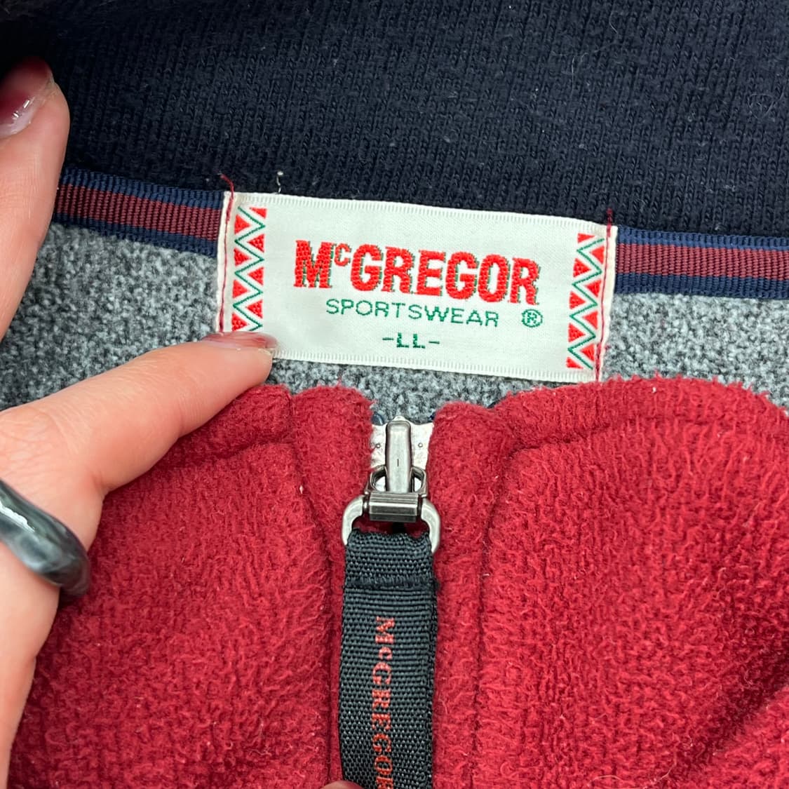 맥그리거 반집업 후리스 r2659 상품이미지5