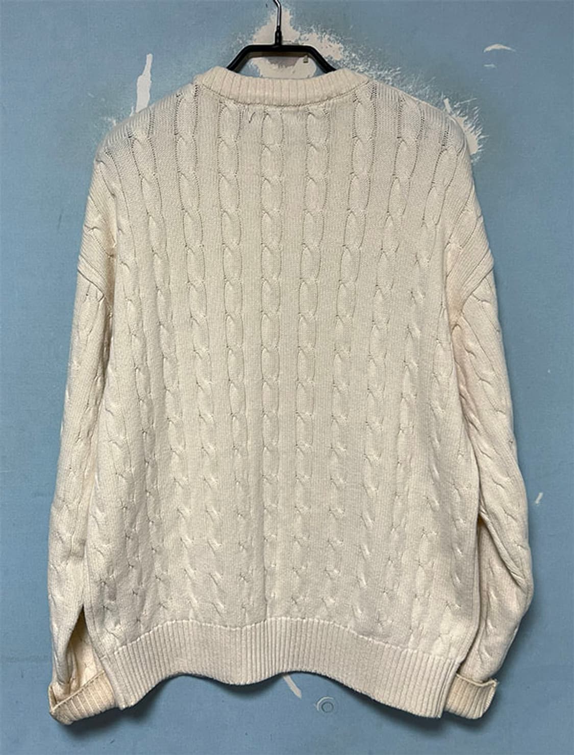 YALE 예일 남자 꽈배기니트 기본 XL 105 상품이미지2