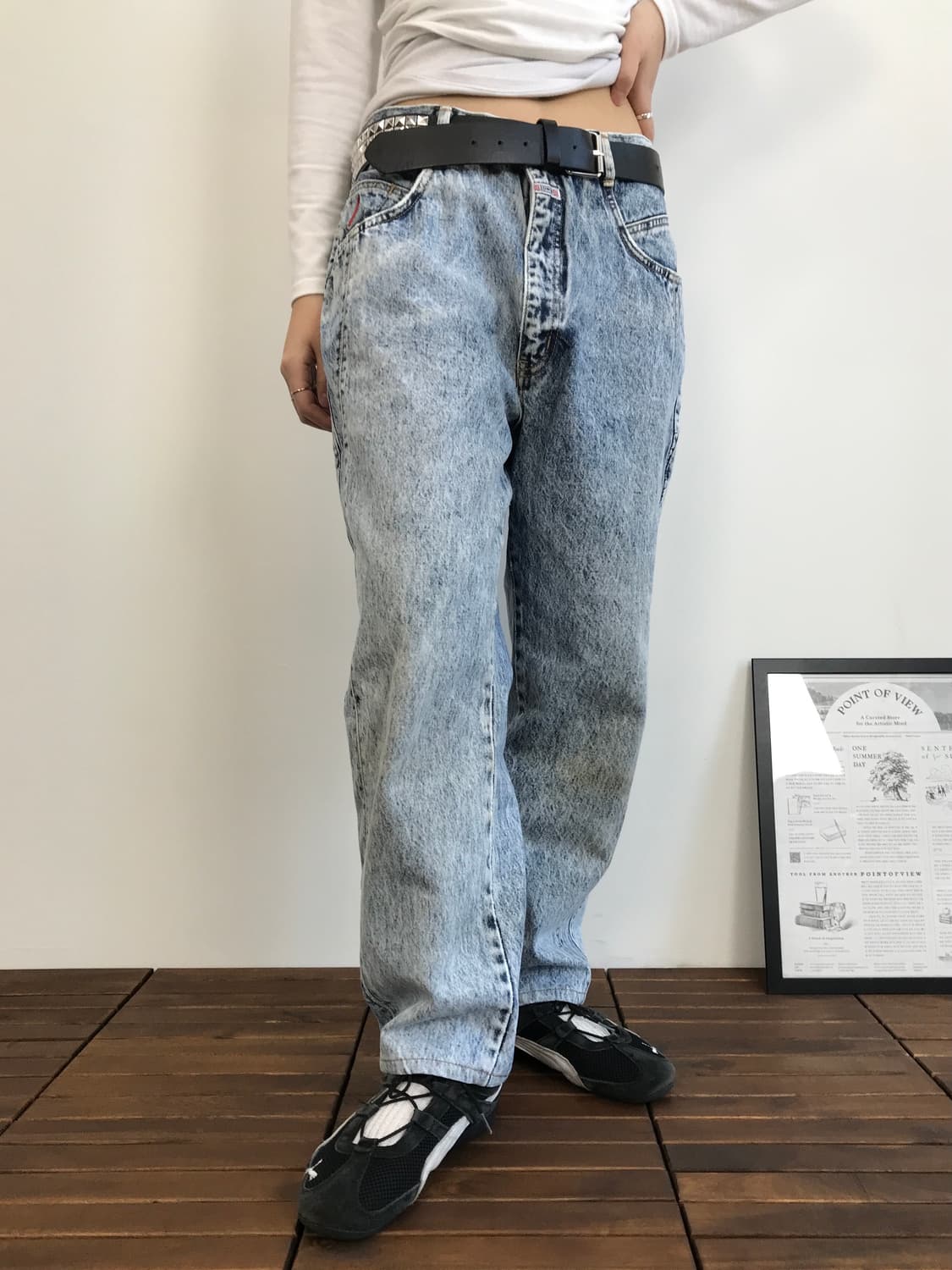 Edwin Vintage Light Wash Tapered Pants 상품이미지1