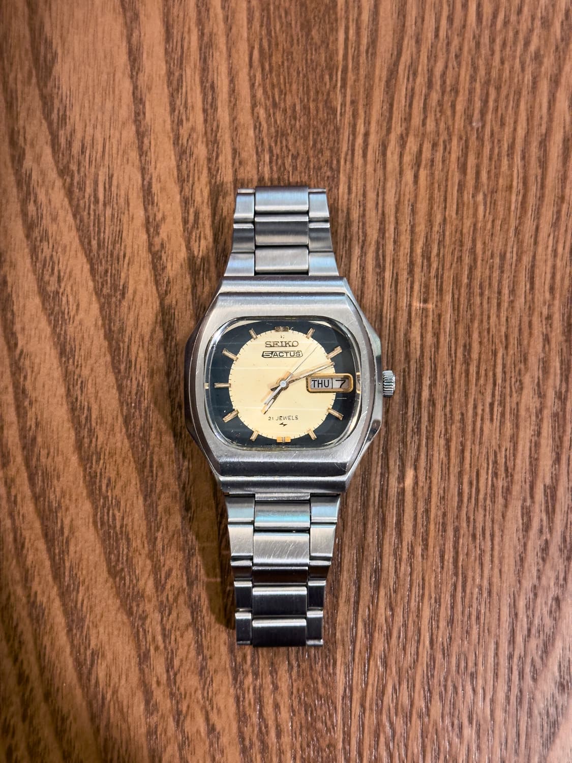  [희귀] SEIKO 5 ACTUS TV스크린 21 Jewels Auto 상품이미지1