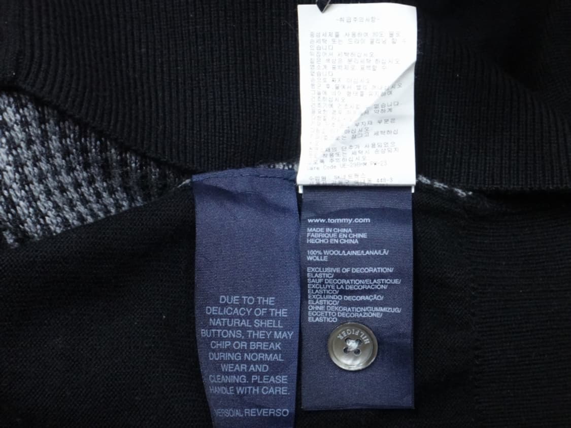 (M) 타미힐피거 하운드투스체크 브이넥 가디건 상품이미지9