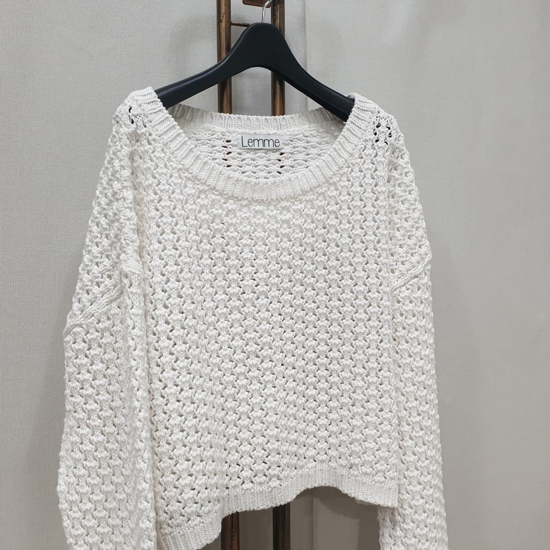 레미 lemme 코튼 네트 니트 F  상품이미지2