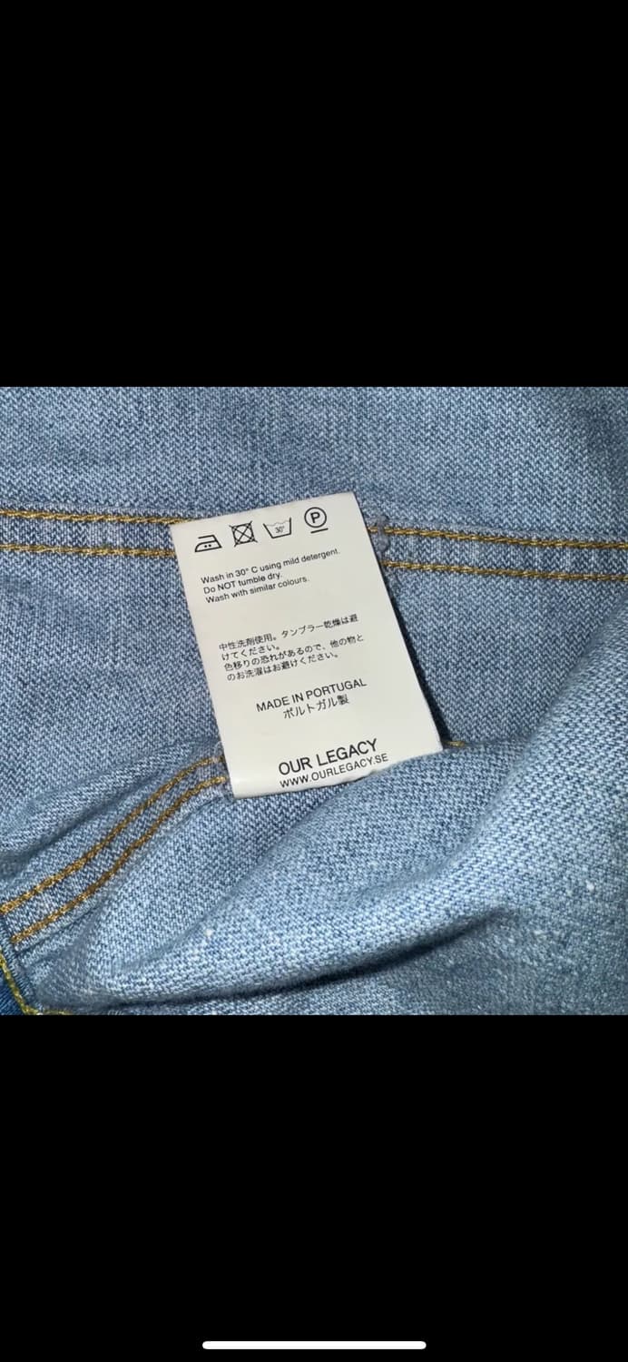 투티/0050 아워레가시 데님 자켓 블루 상품이미지6