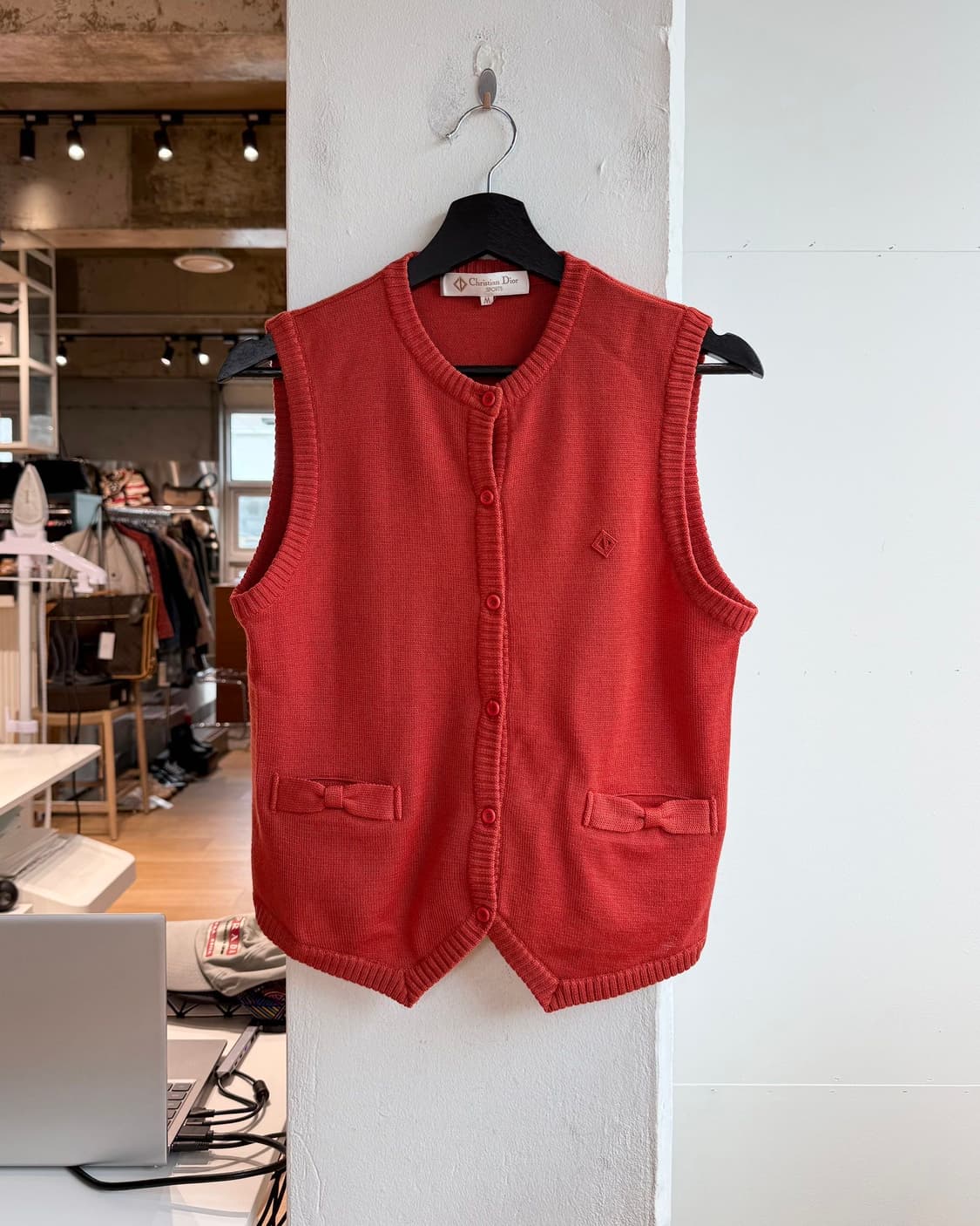 크리스찬 디올 오렌지 베스트 가디건  상품이미지2
