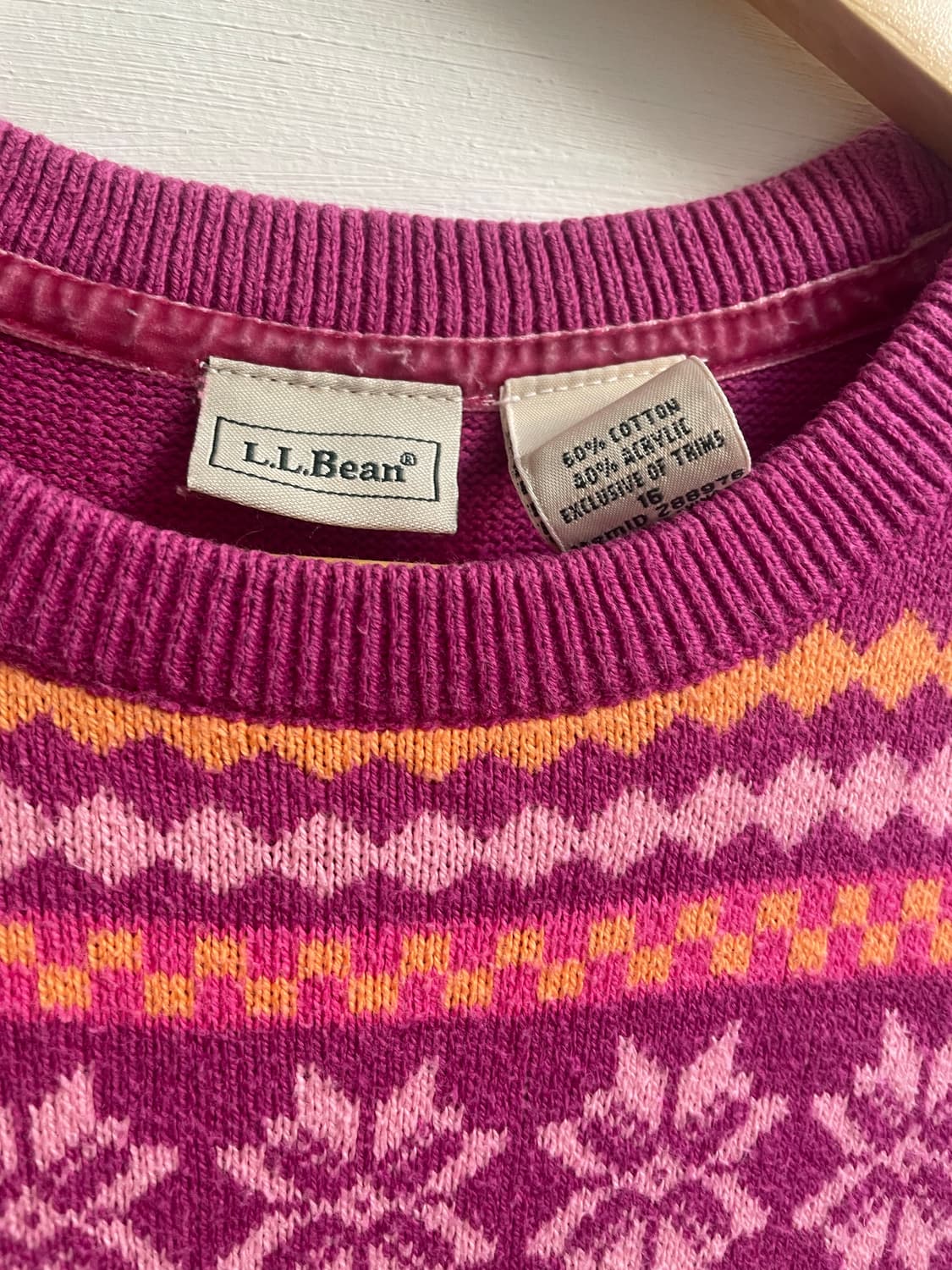 L.L. BEAN fair isle knit onepiece ❄️🧶✨ 상품이미지6