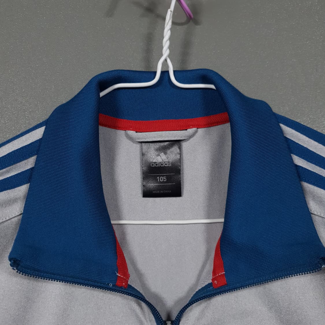 105) 아디다스 희귀 대장급 바이에른 뮌헨 트랙탑 그레이 져지 자켓 상품이미지7
