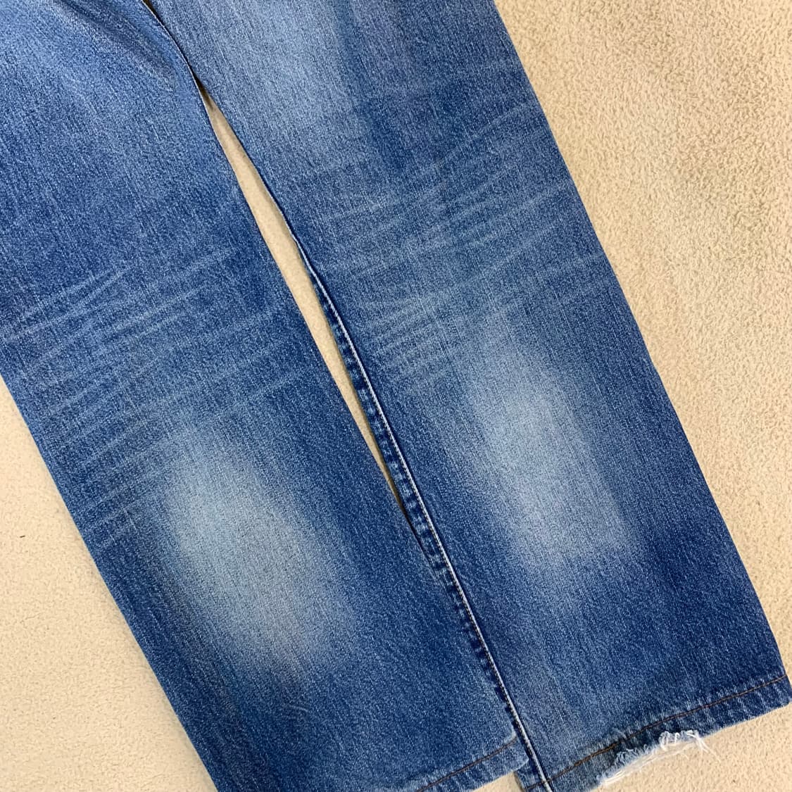 빈티지 리바이스 501 워싱 데님팬츠(30사이즈) 남자청바지 중청 상품이미지9