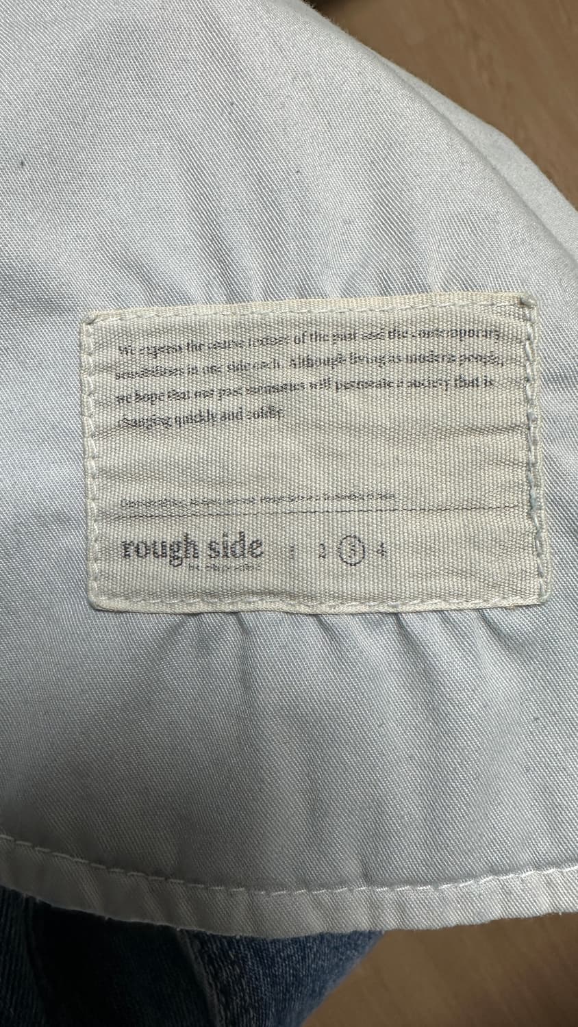 [3] 러프사이드 드레이프 데님 라이트블루 상품이미지3