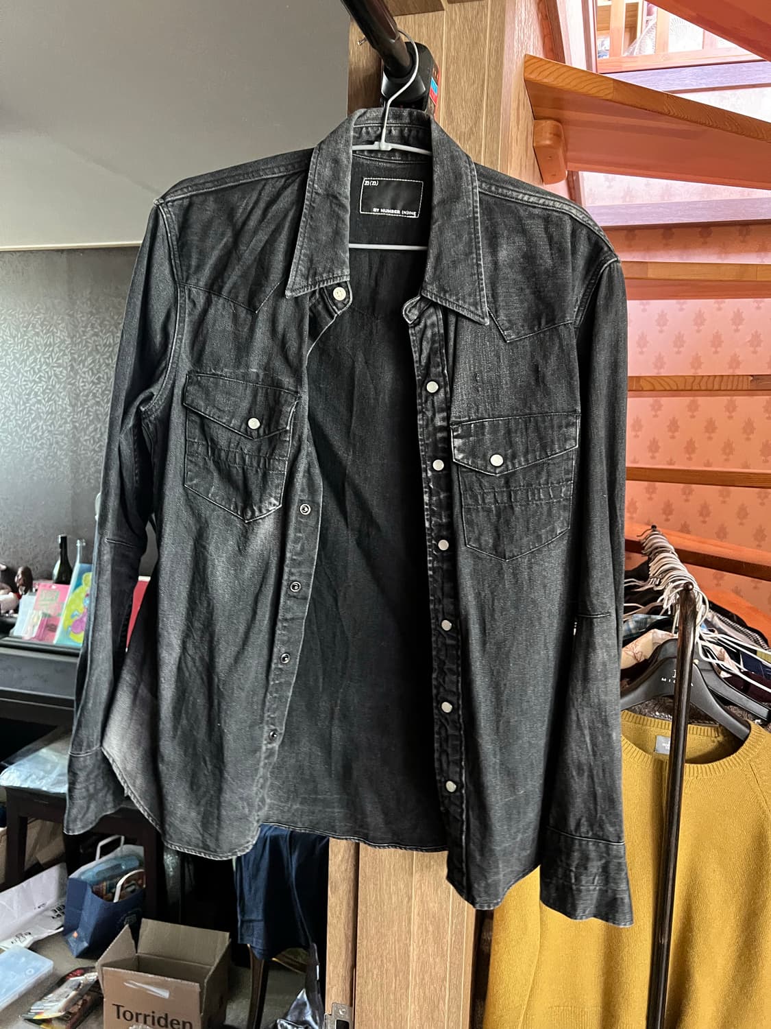 넘버나인 데님셔츠 3size 상품이미지1