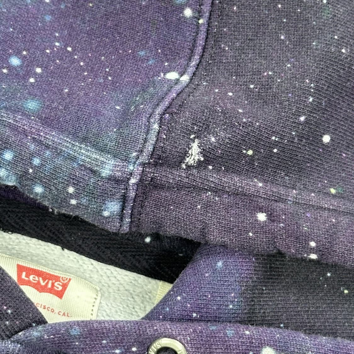 리바이스 오리지널 갤럭시 홀로그램 후드티 (M) 상품이미지5