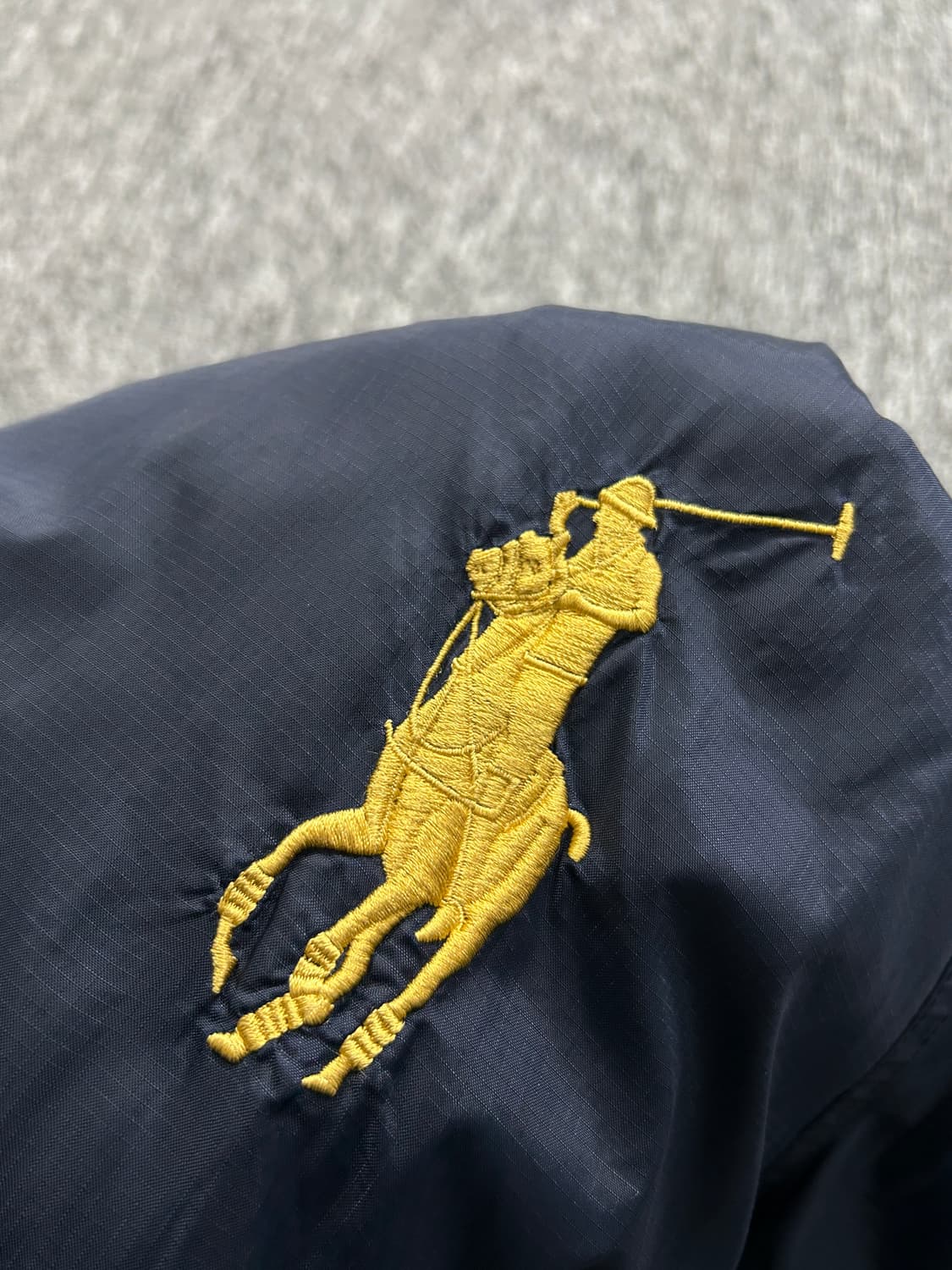 폴로 랄프로렌 히든후드 빅포니 네이비 바람막이 XL 상품이미지4