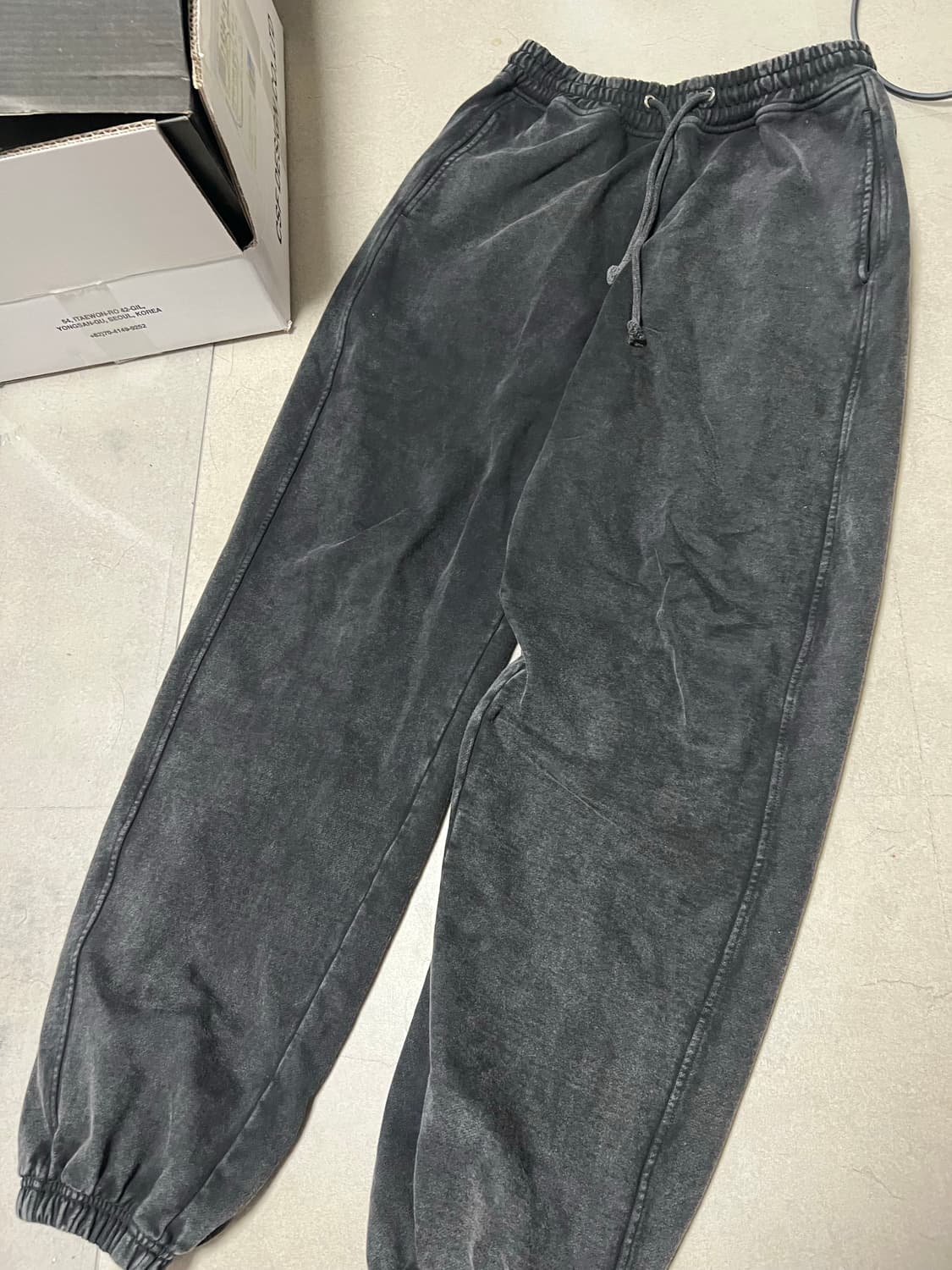 쿠어 가먼트 다잉 에센셜 스웻 팬츠 (S) 상품이미지2