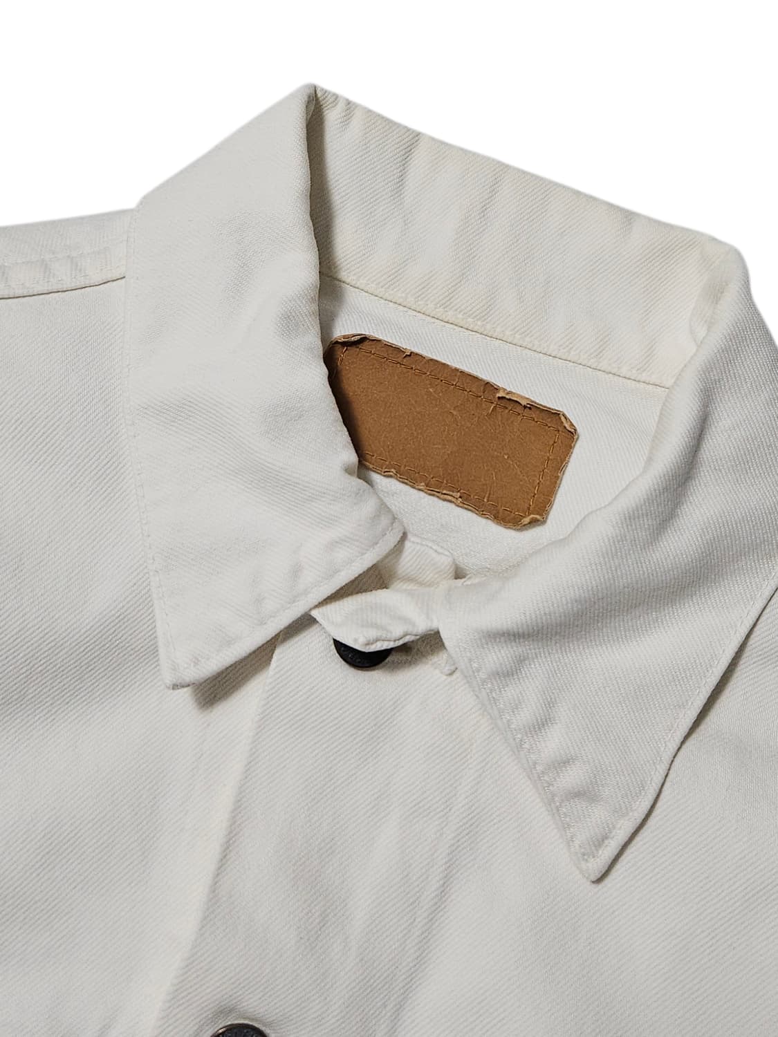 1990's 리바이스 화이트 트러커 자켓 40 L 일제 상품이미지3