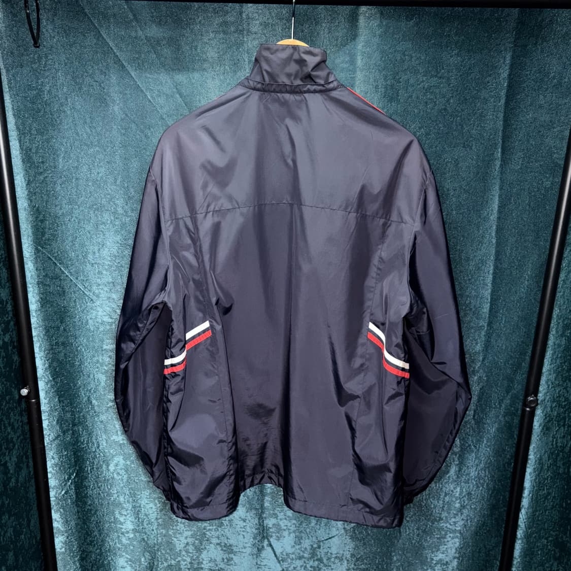 (2XL) 휠라 올드스쿨 다크 네이비 바람막이 자켓 상품이미지3