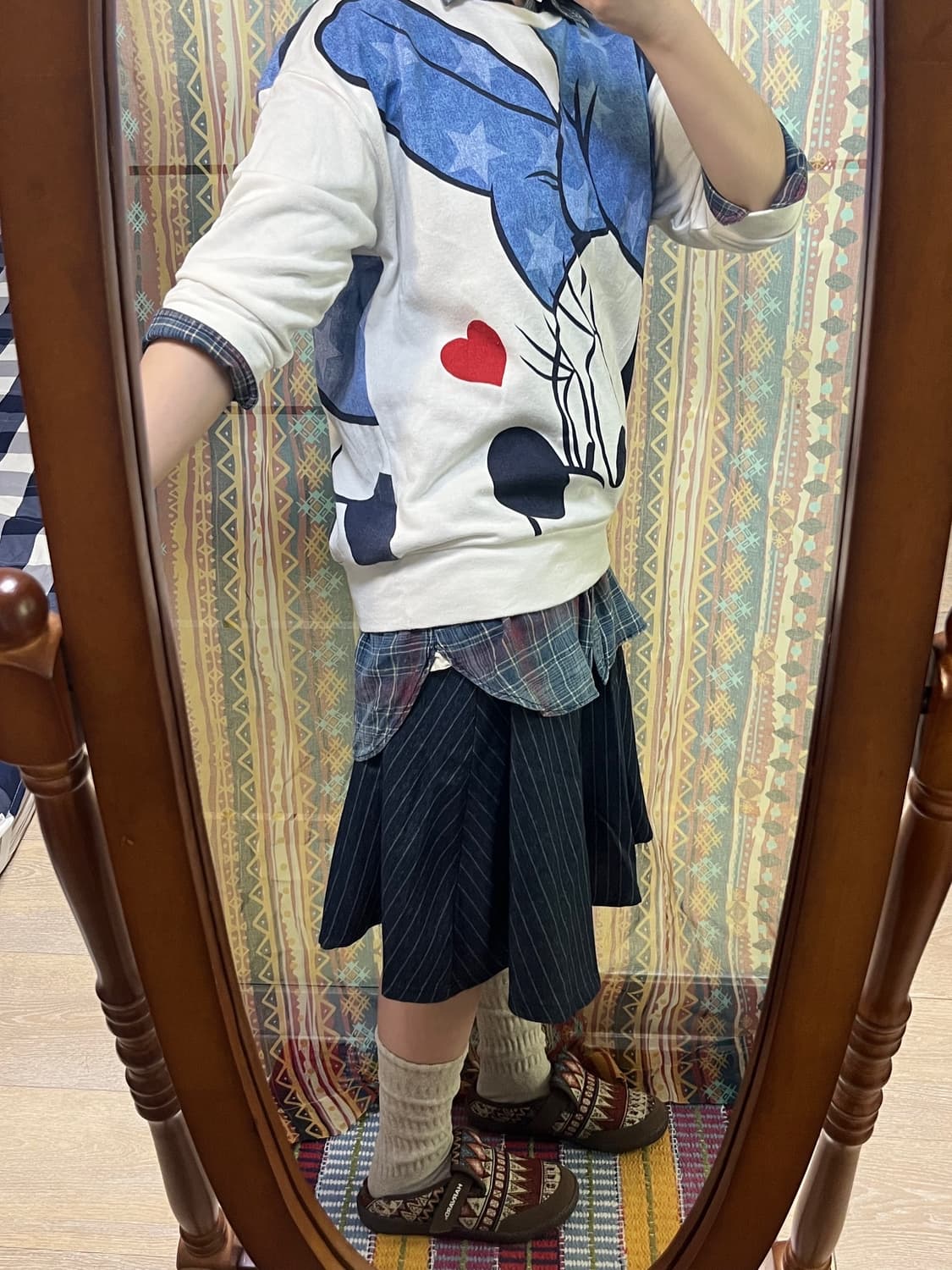 Disney 디즈니 미니마우스 7부 맨투맨 상품이미지6