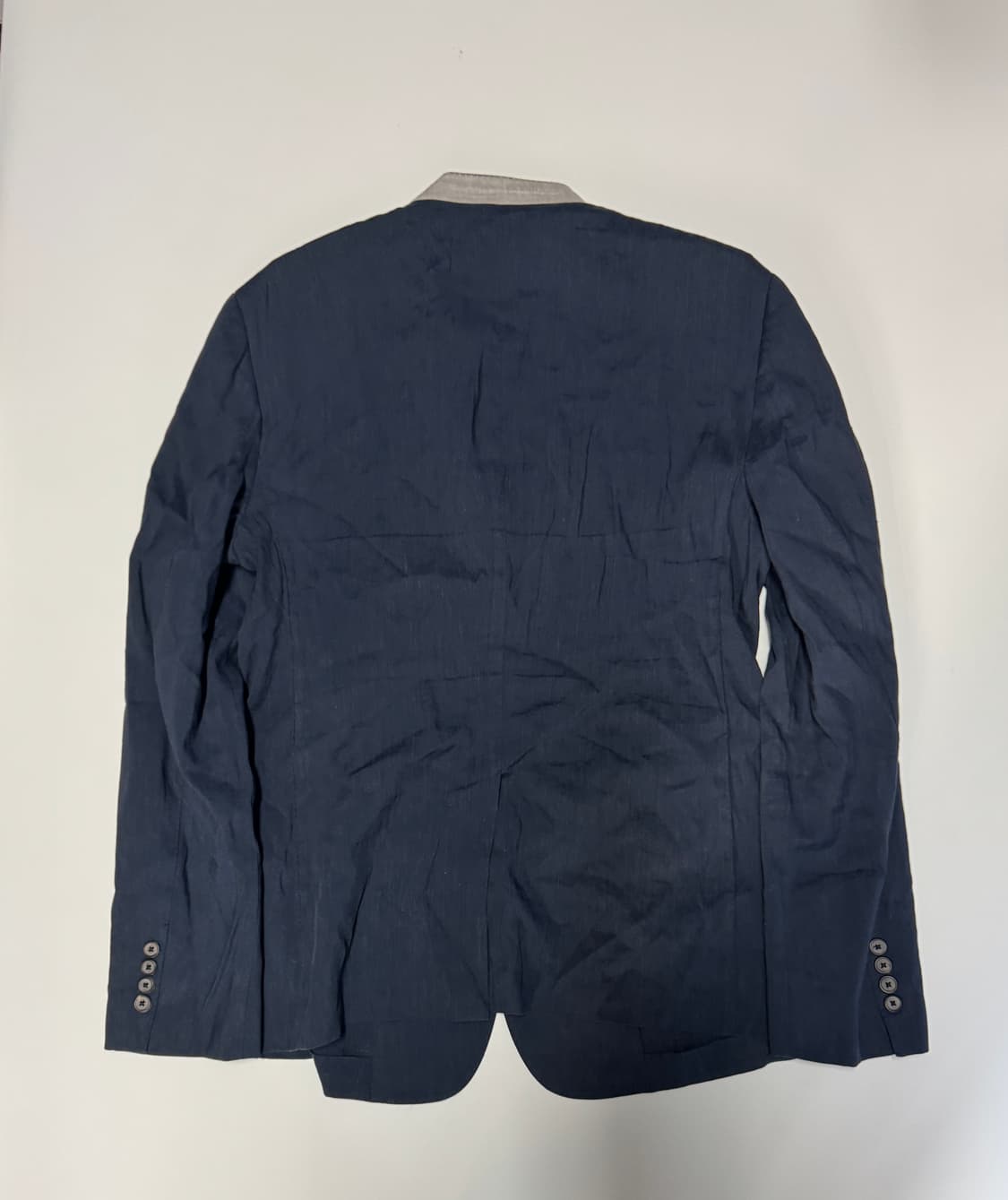 한섬 타임 Time 옴므 린넨 정장 지켓 L~XL 네이비 상품이미지2