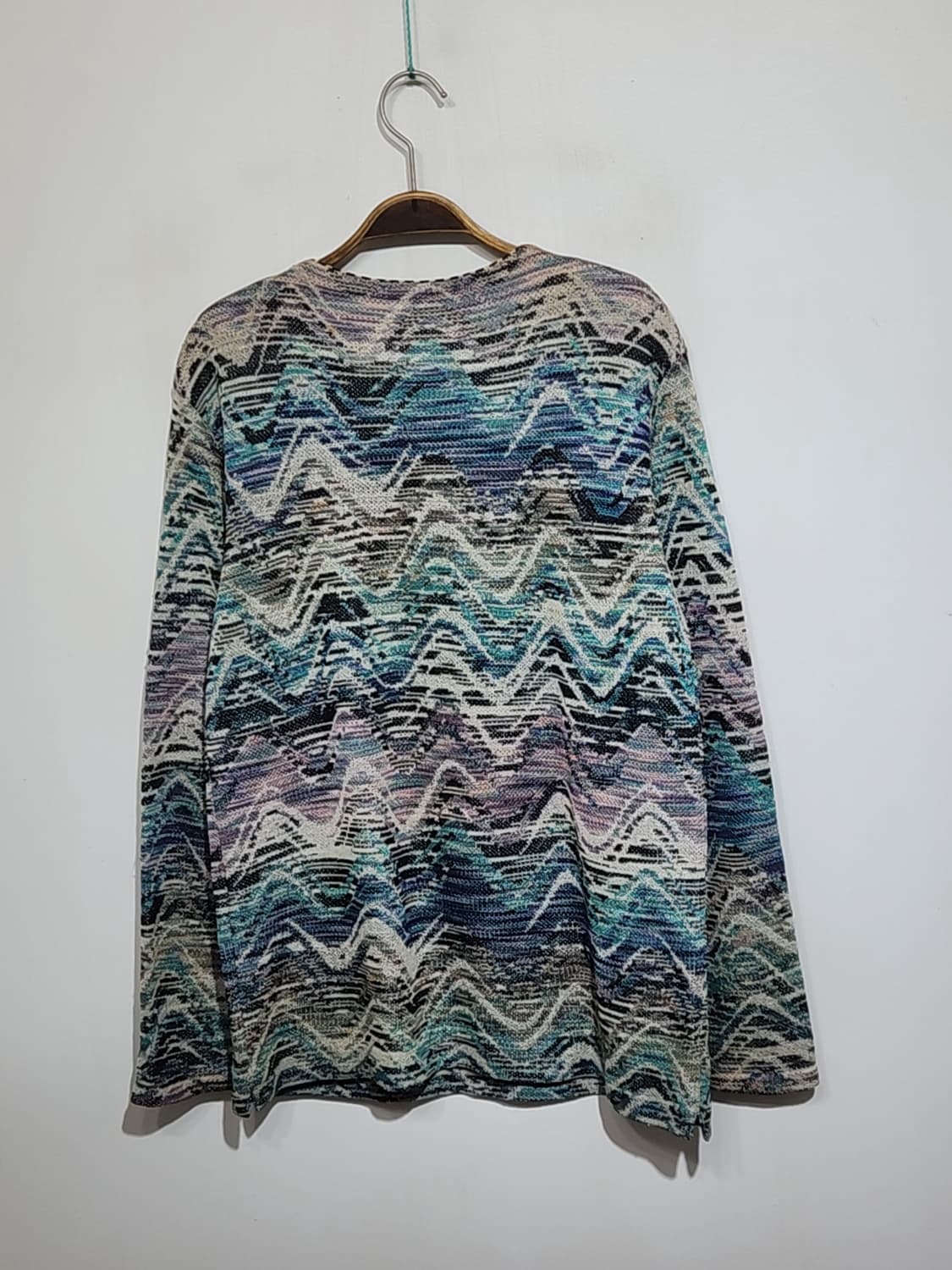 (L) 미쏘니 니트 패턴 스웨터 라운드 이태리판  상품이미지4