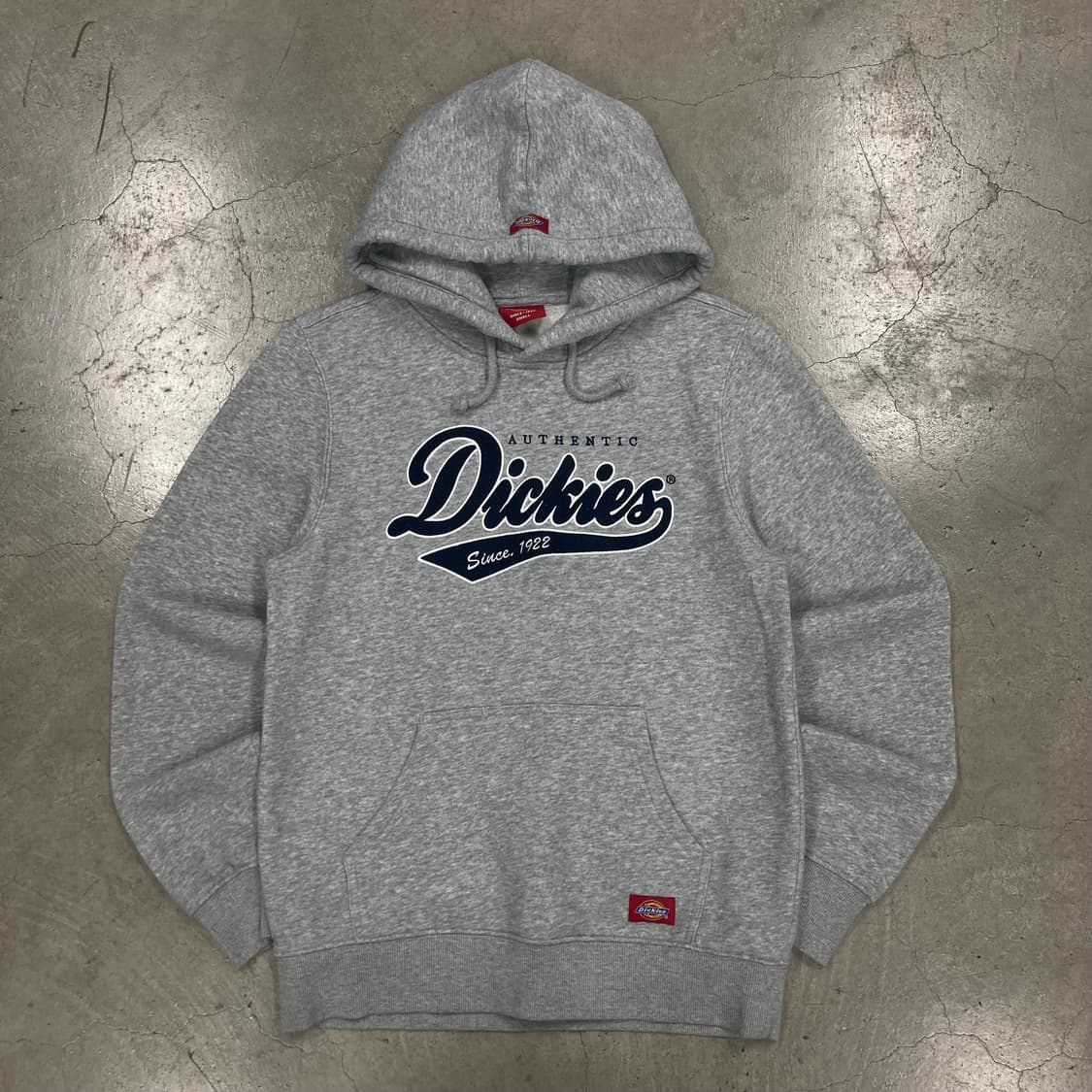 디키즈 그레이 컬러 스펠아웃 빅로고 후드티 상품이미지1