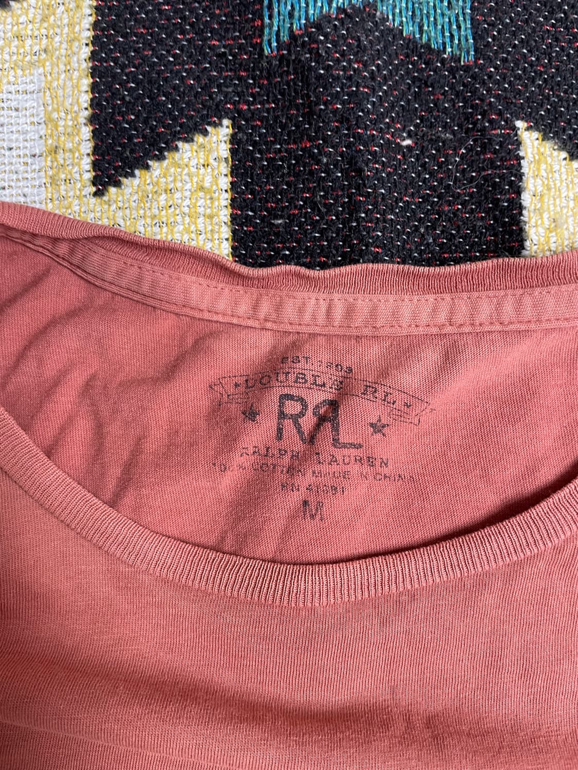 RRL 레드 빈티지 티셔츠(M) 상품이미지2